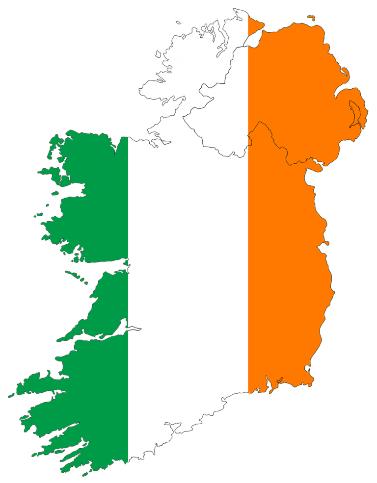 מפת אירלנד